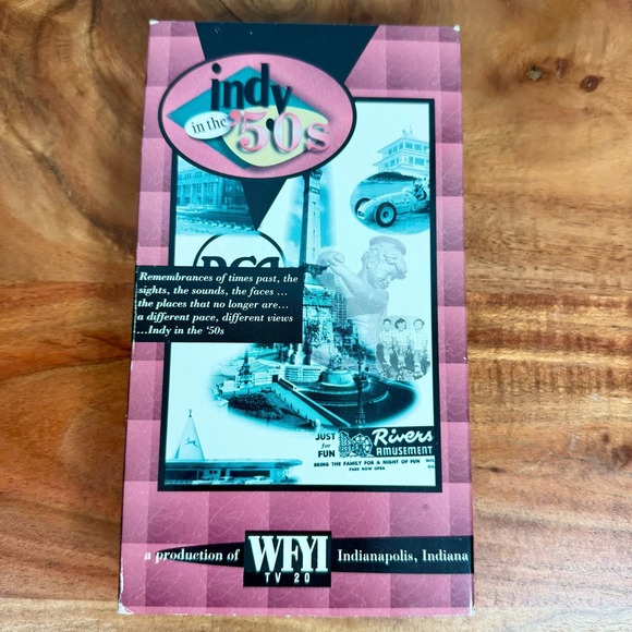 WFYI Other - Indy in the '50s VHS WFYI TV 20 Indianapolis Indiana History Documentary 1995